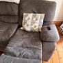 Grey Fabric 3-Seater Manual Recliner Sofa Image 3