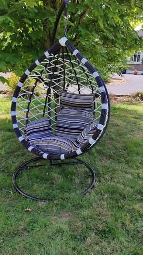 outdoor swing Rattan garden single.