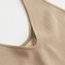 H&M Trend Beige Knitted Vest Top XS Image 2