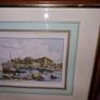 Antique Coloured etching of Angers Le Chateau Et Le Pont Suspendu Image 4