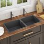 Handmade Kitchen Sink Black Stainless Steel Image 5