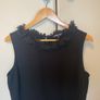 Black dress with colar detail Image 2