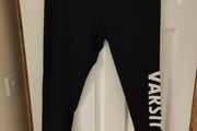 BNWT black Varsity Atmosphere leggings size UK18 EU46 Postage included