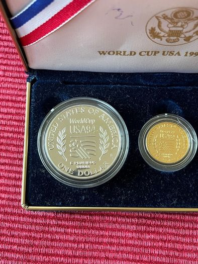 USA 1994 Gold Coin 5 Dollar Proof Coin Set + Silver