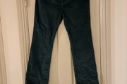 Green velvet trousers
