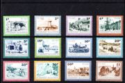 1972 Guernsey Postage Due Labels Mint Never Hinged (MNH)