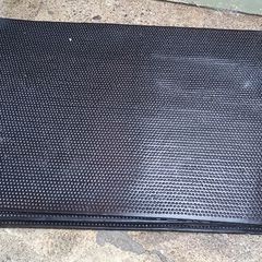 4 heavy-duty rubber safety - multi-purpose utility mats with a textured/studded surface  size 1215x1825 mm