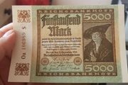 5000 Mark Banknote