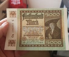 5000 Mark Banknote