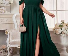 Dark Green Bridesmaid Dress 2XL
