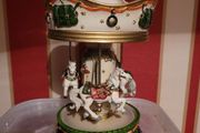 Vintage musical carousel