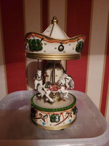 Vintage musical carousel
