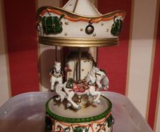 Vintage musical carousel