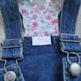 Next Dungaree dress - size 18-24 months Image 3