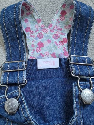 Next Dungaree dress - size 18-24 months