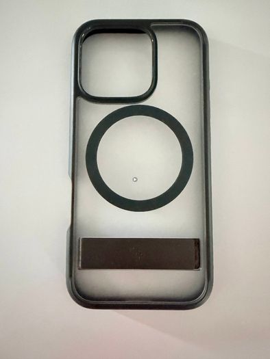 Spigen MagFit case for iPhone 16 Pro with kickstand