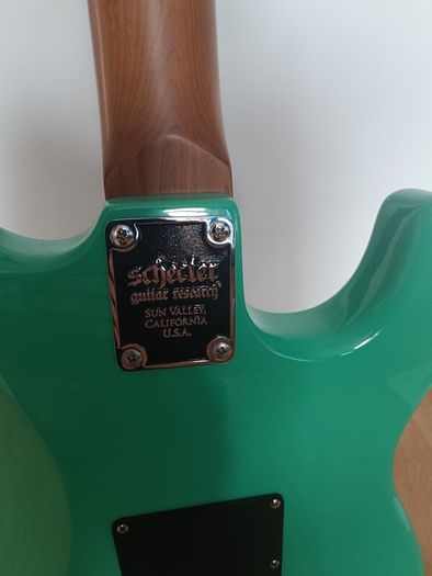 Schecter Nick Johnston HSS Atomic Green Left Handed Electric Guitar