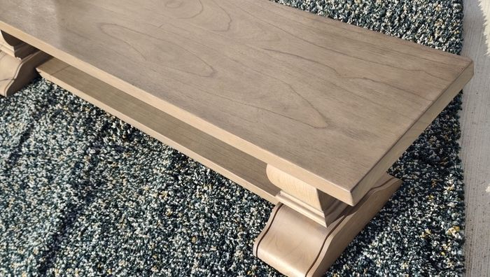 Dining Bench 200cm Vintage Ash Monastery