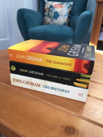 3 John Grisham books