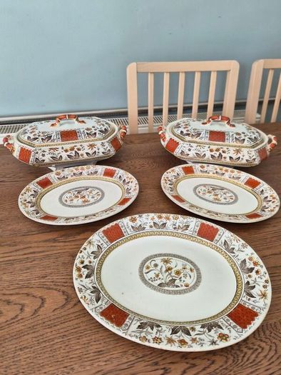 Sampson Hancock Victorian Tureens and serving platter