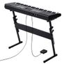 61 Key Digital Keyboard Piano, Lighted Keys, Electric Portable Piano with Adjustable Stand 600 Tones 500 Rhythms Built-In Speakers Sustain Pedal Headphones, USB MIDI for Beginners Image 9