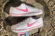 Premium Retro White Pink Leather Nike