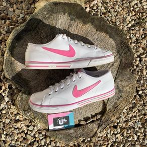 Premium Retro White Pink Leather Nike