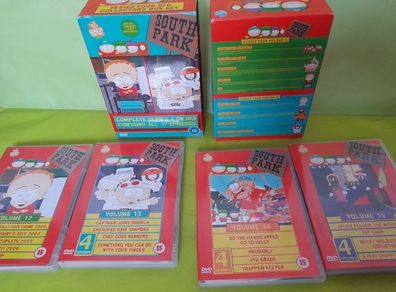South Park DVD box set vol 12 13 14 15 contains 17 episodes