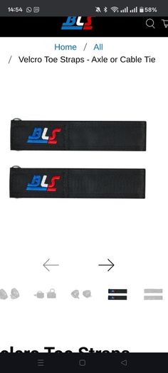 Pedal - sprinter straps