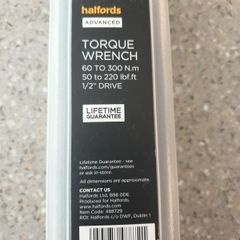Discounted and with full warranty Torque wrench up to 300Nm 220lb