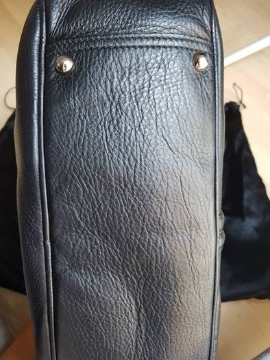 Yves Saint Laurent leather obi bow bag