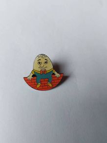 Humpty Dumpty Lapel Pin/ Badge/ Brooch