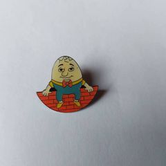 Humpty Dumpty Lapel Pin/ Badge/ Brooch