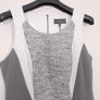 Next Grey Textured & White Colorblock Sleeveless Sheath Bodycon Pencil Dress 12-14UK/40-42EU Image 5