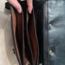 Leather women's square bag Image 7