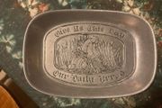 pewter communion plate free postage