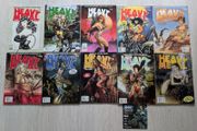 Collection of 10 Heavy Metal Fantasy Magazines 1991-2004