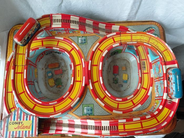 Vintage Technofix Coney Island Wind Up Carnival Ride