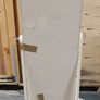 White Free-Standing Jewellery Cabinet with Full-Length Mirror Image 6