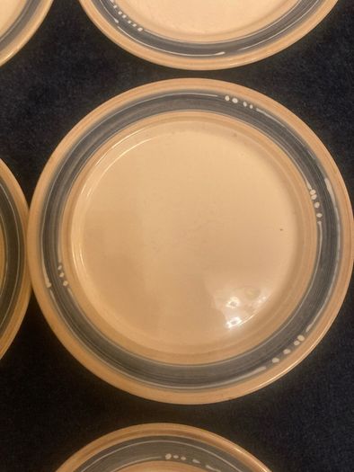 Vintage "Rustic"Handpainted Dinner and Salad Plates FROM 8euro