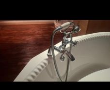 Corner Bath with Avondale Taps