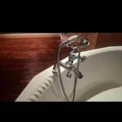 Corner Bath with Avondale Taps