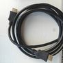 2 HDMI black cables with ethernet Image 2