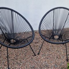 two garden chairs
