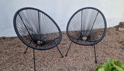 two garden chairs