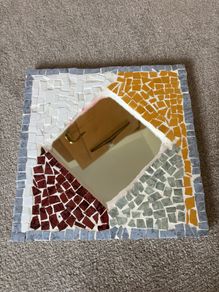 Handmade Square Mosaic Wall Mirror