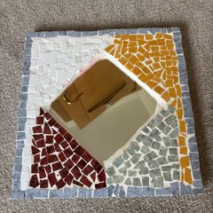 Handmade Square Mosaic Wall Mirror