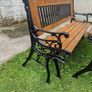 Garden table with 2 benches [ heavy cast iron ] Image 8