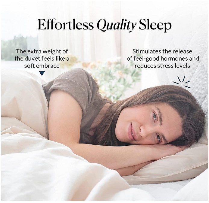 Cura Pearl Classic weighted Blanket - Duvet, 11kg, 135x200
