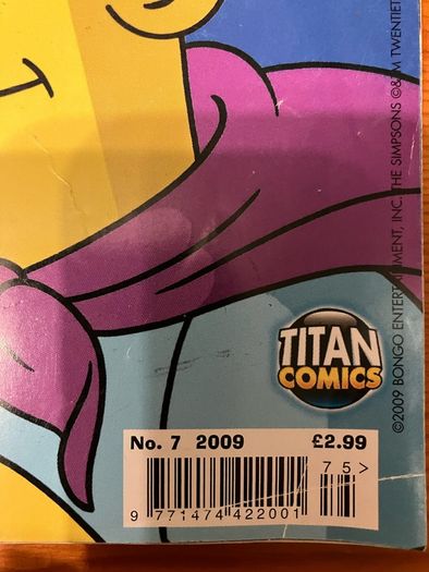Comic: 'Simpsons Super Spectacular' no. 7 / 2009